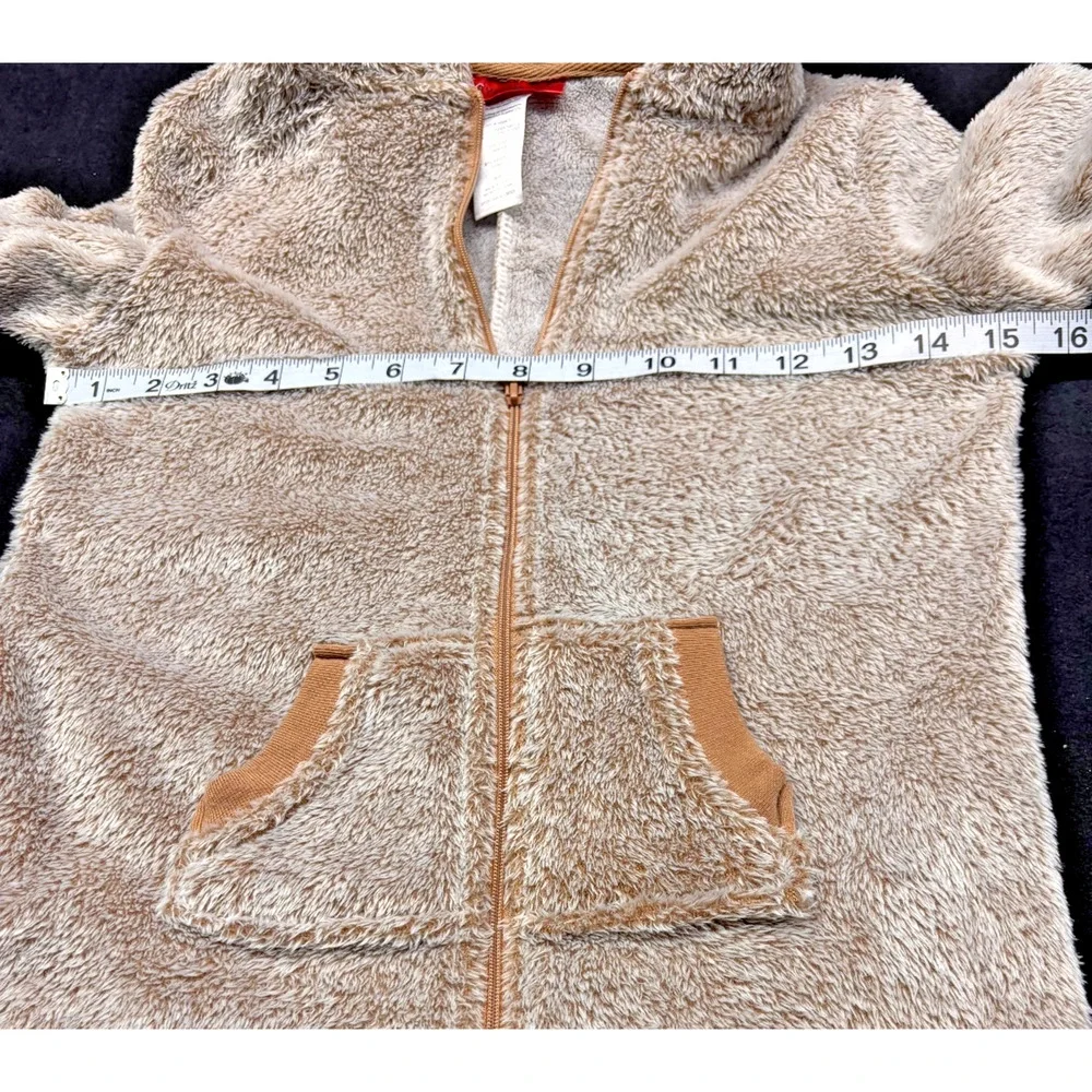 Reindeer PJ Pajama Costume Hooded Fleece Kids Size 8 Christmas Xmas Halloween